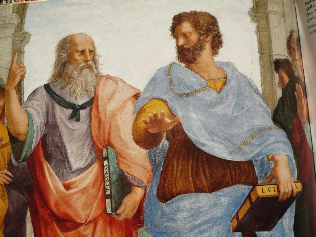 Raphael: Platon et Aristote deux philosophes