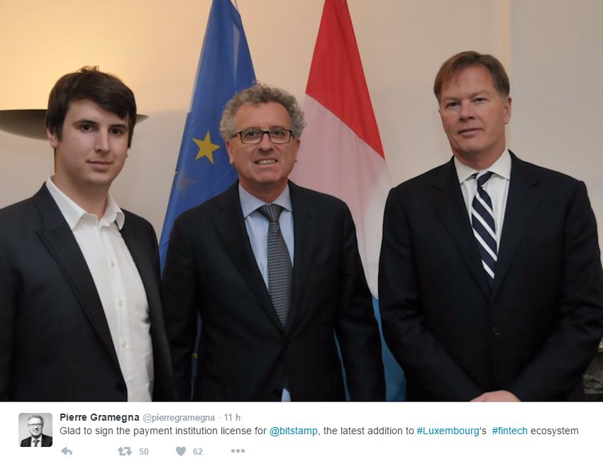 Pierre Gramegna et bitstamp