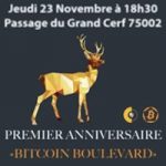 Premier Anniversaire du « Paris Bitcoin Boulevard »