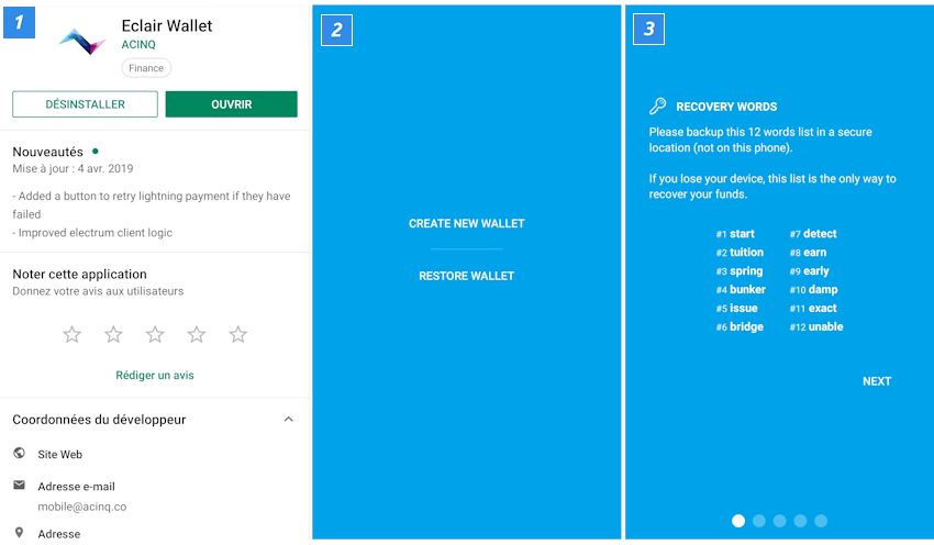 Tutoriel Eclair Mobile