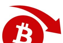 Le bitcoin en baisse