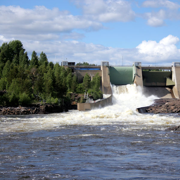 Barrage hydro en Suède
