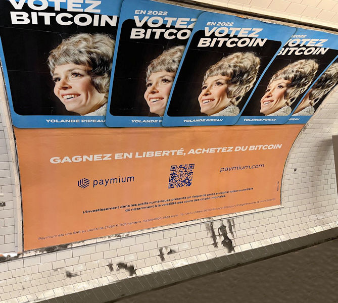 Paymium dans le métro