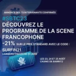 Surfin’Bitcoin 2023 : Programme de la scène francophone