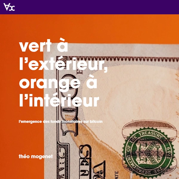 Vert à l'intérieur - orange à l'extérieur