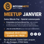 Bitcoin meetup à Metz : Présentation de Swiss Bitcoin Pay