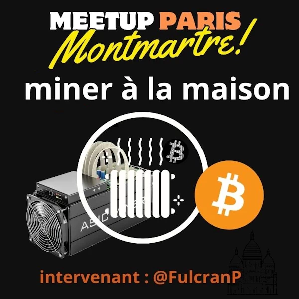 Bitcoin meetup Montmartre mars 2026